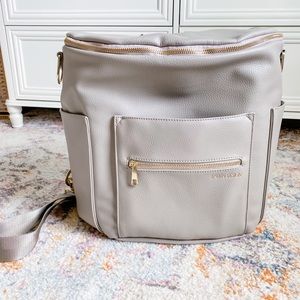 FAWN DESIGN ORIGINAL GRAY DIAPER BAG